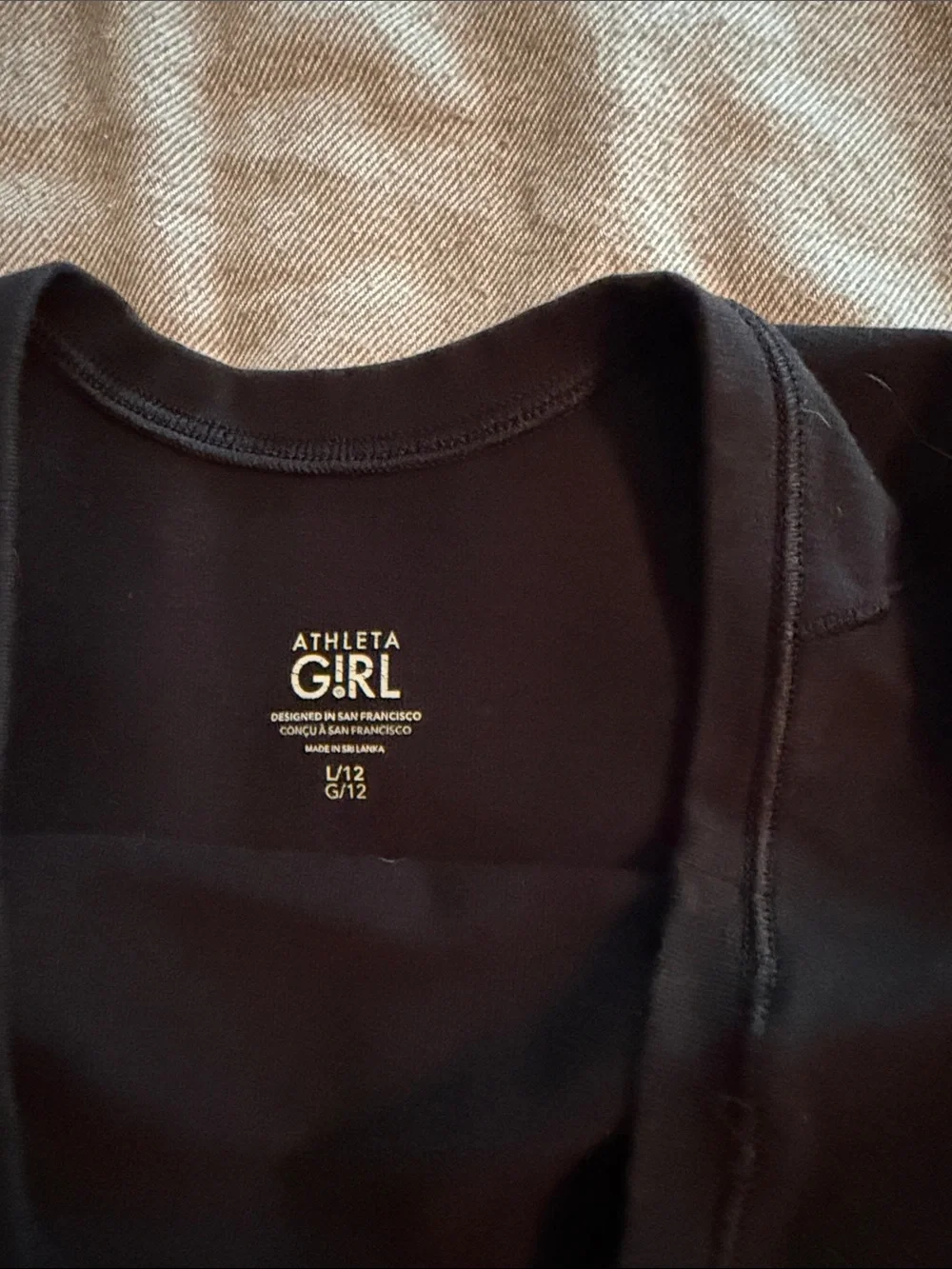 Athleta girl black body suit